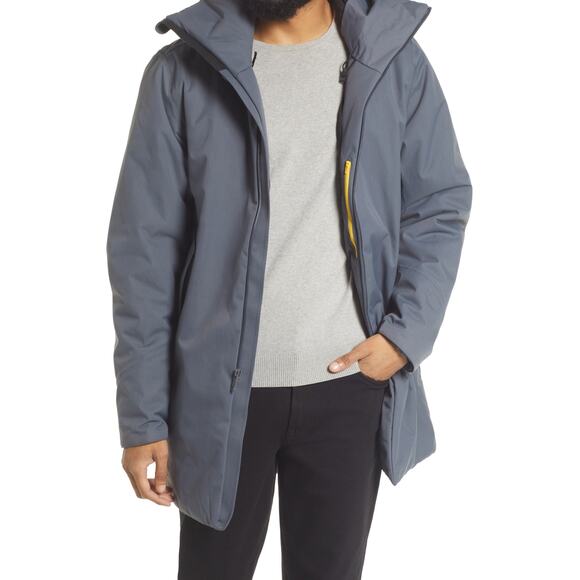 Baro Coldwell Waterproof Coat Jacket Winter Size Small Charcoal Grey NEW $448 - Picture 1 of 6